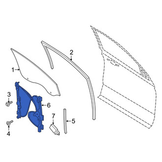 Lincoln OE - Front Left Window Regulator