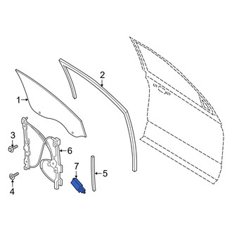Lincoln OE - Front Left Window Motor
