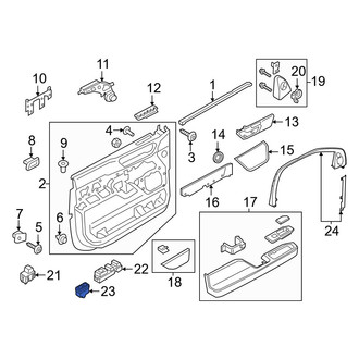 Lincoln OE - Left Door Lock Switch