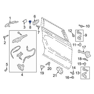 Lincoln OE - Inner Interior Door Handle Nut