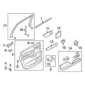 Lincoln OE - Rear Door - Interior Trim (Black Label / Premiere / Select)
