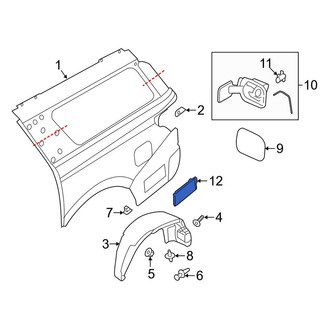 Lincoln OE - Rear Quarter Panel Vent