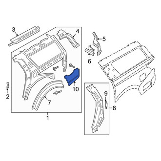 Lincoln OE - Rear Left Quarter Panel Extension