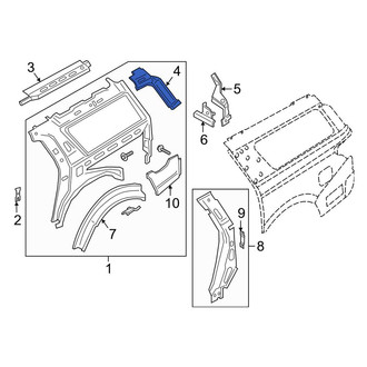 Lincoln OE - Right Body D-Pillar