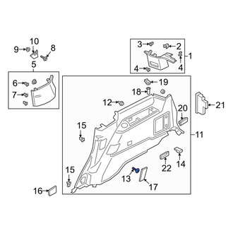Lincoln OE - Bumper Cover Spacer Panel Screw