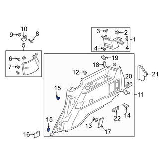Lincoln OE - Body B-Pillar Trim Panel Clip