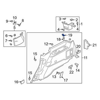 Lincoln OE - Rear Right 12 Volt Accessory Power Outlet Cover