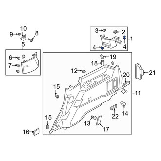 Lincoln OE - Roof Opening Trim Clip