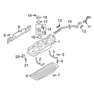 Lincoln OE - Fuel Filler Neck Adapter