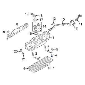 Lincoln OE - Fuel Tank Strap Bolt