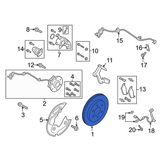 Lincoln OE - Rear Disc Brake Rotor