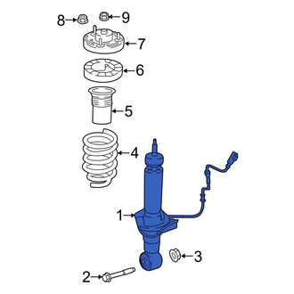 Lincoln OE - Front Right Suspension Shock Absorber