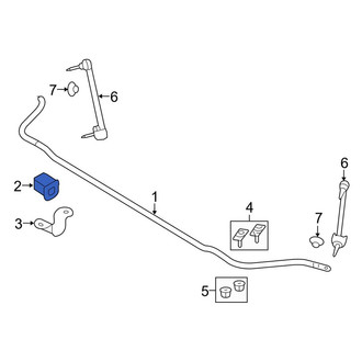 Lincoln OE - Rear Suspension Stabilizer Bar Bushing