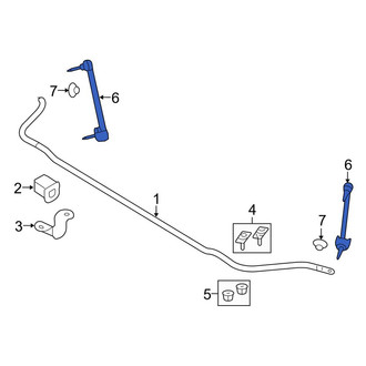 Lincoln OE - Rear Suspension Stabilizer Bar Link