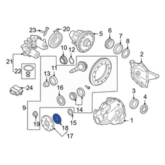 Lincoln OE - Rear Differential Drive Pinion Oil Deflector