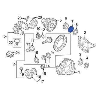 Lincoln OE - Rear Differential Carrier Bearing Race