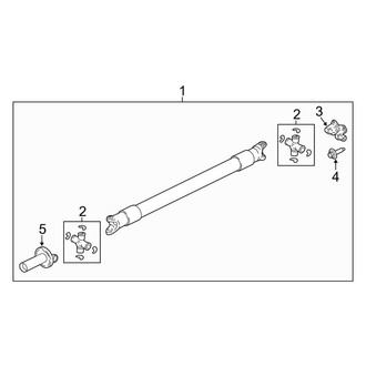 Lincoln OE - Rear Suspension - Drive Shaft (Black Label / Premiere / Select 4WD)