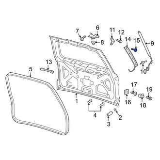 Lincoln OE - Liftgate Object Sensor Screw