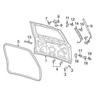 Lincoln OE - Lift Gate - Gate & Hardware
