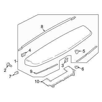 Lincoln OE - Lift Gate - Spoiler