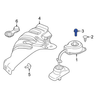 Lincoln OE - Suspension Ride Height Sensor Screw