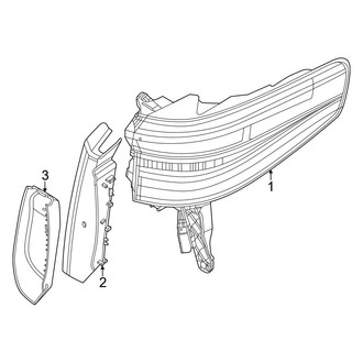 Lincoln OE - Rear Lamps - Tail Lamps