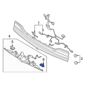 Lincoln OE - Rear License Plate Light Assembly