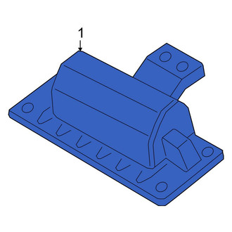 Lincoln OE - Rear License Plate Light Assembly