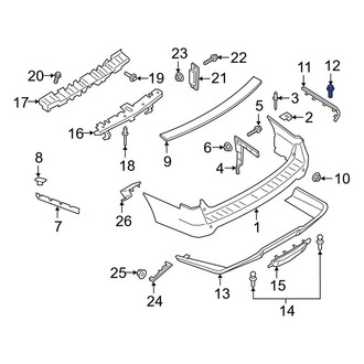 Lincoln OE - Bumper Guide Clip