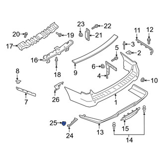 Lincoln OE - Instrument Cluster Nut