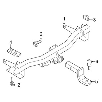 Lincoln OE - Rear Bumper - Trailer Hitch Components