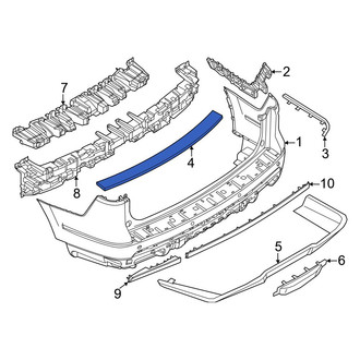 Lincoln OE - Rear Bumper Step Pad