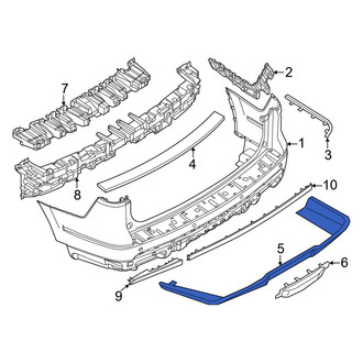 Lincoln OE - Rear Lower Bumper Cover