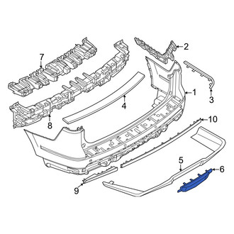 Lincoln OE - Rear Tow Hook Cover