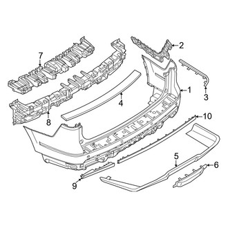 Lincoln OE - Rear Bumper - Bumper & Components