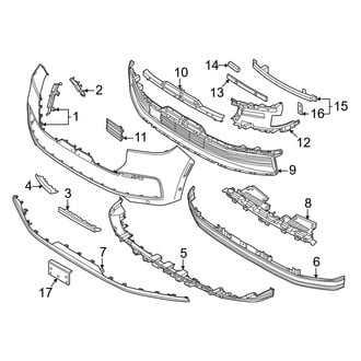 Lincoln OE - Front Bumper & Grille - Bumper & Components