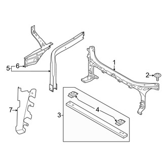 Lincoln OE - Radiator Support