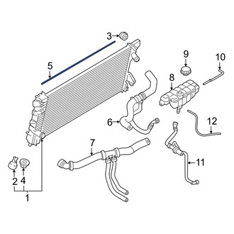 Lincoln OE - Radiator Air Seal