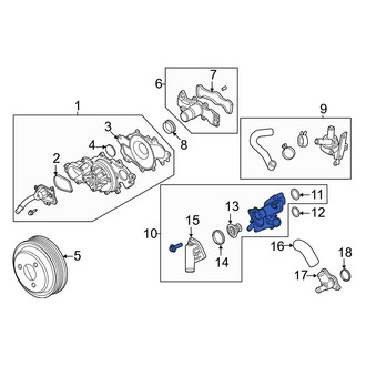 Lincoln OE - Engine Coolant Thermostat Kit