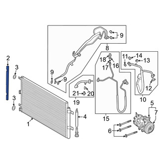 Lincoln OE - Right A/C Condenser Seal