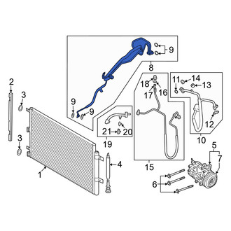 Lincoln OE - Front A/C Manifold and Tube Assembly