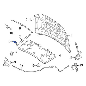 Lincoln OE - Front Hood Lift Support Stud