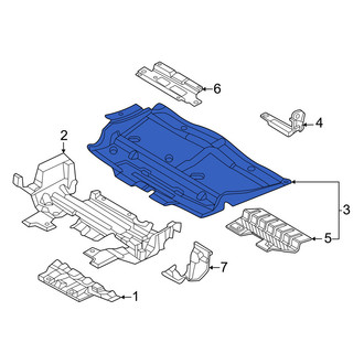 Lincoln OE - Front Floor Pan Splash Shield