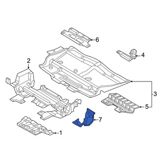 Lincoln OE - Radiator Support Splash Shield