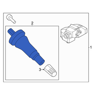 Lincoln OE - Tire Pressure Monitoring System (TPMS) Sensor Valve Assembly