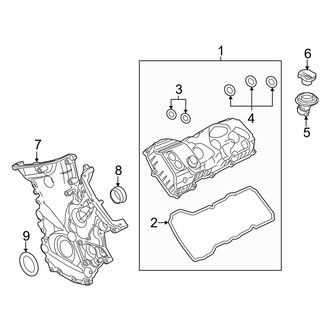 Lincoln OE - Engine - Valve & Timing Covers