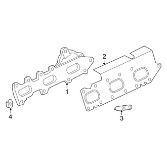 Lincoln OE - Exhaust System - Exhaust Manifold