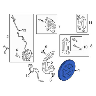 Lincoln OE - Front Disc Brake Rotor