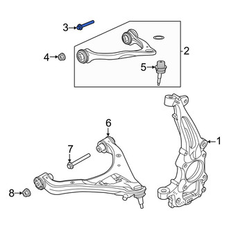 Lincoln OE - Upper Suspension Control Arm Bolt