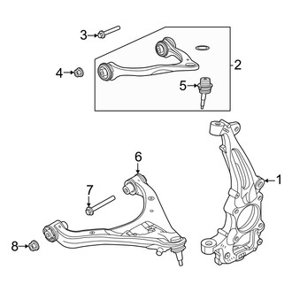 Lincoln OE - Front Suspension - Suspension Components